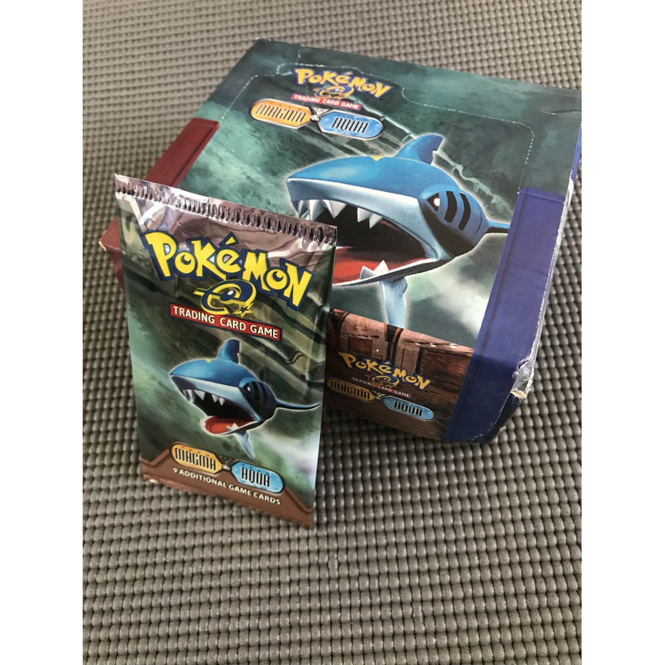 Kartu pokemon TCG magma ex aqua (pack)