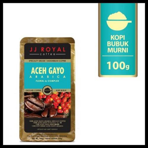 

JJ ROYAL Coffee Aceh Gayo Arabica Ground Bag 100gr