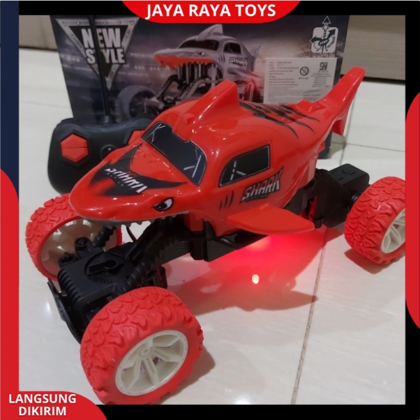 Mainan Mobil Remot Control Offroad Climbing HIU BABY SHARK Rc Car NEW STYLE Ban Karet SUper Speed