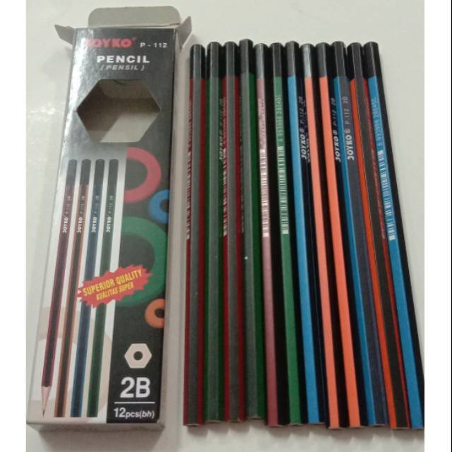 

Pensil kayu/Pensil serut 2B joyko P112