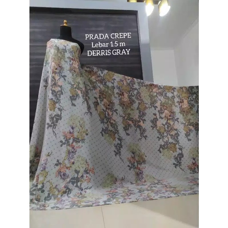 Bahan kain PRADA CREPE Kualitas Premium