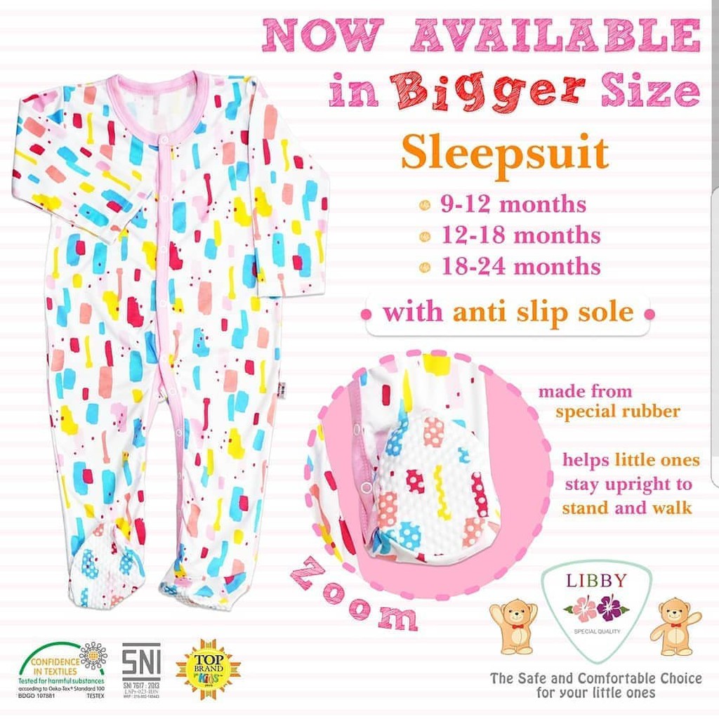 Sleepsuit Libby Bigger Size