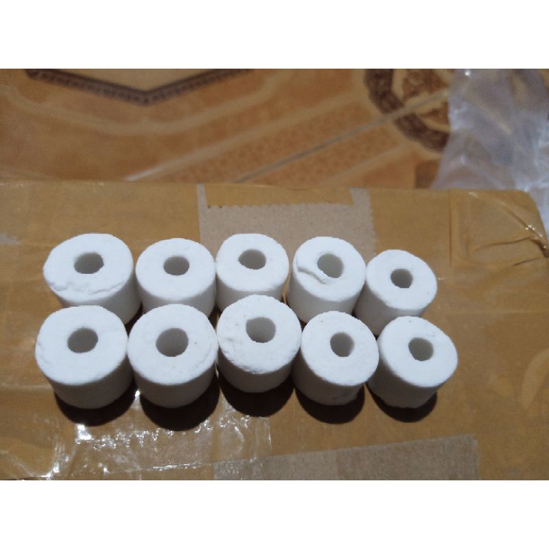 Bio ring keramik Bio ring filter aquarium 10pcs