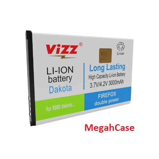 Baterai Vizz BLACKBERRY DAKOTA 9900 DOUBLE POWER VIZZ ORIGINAL