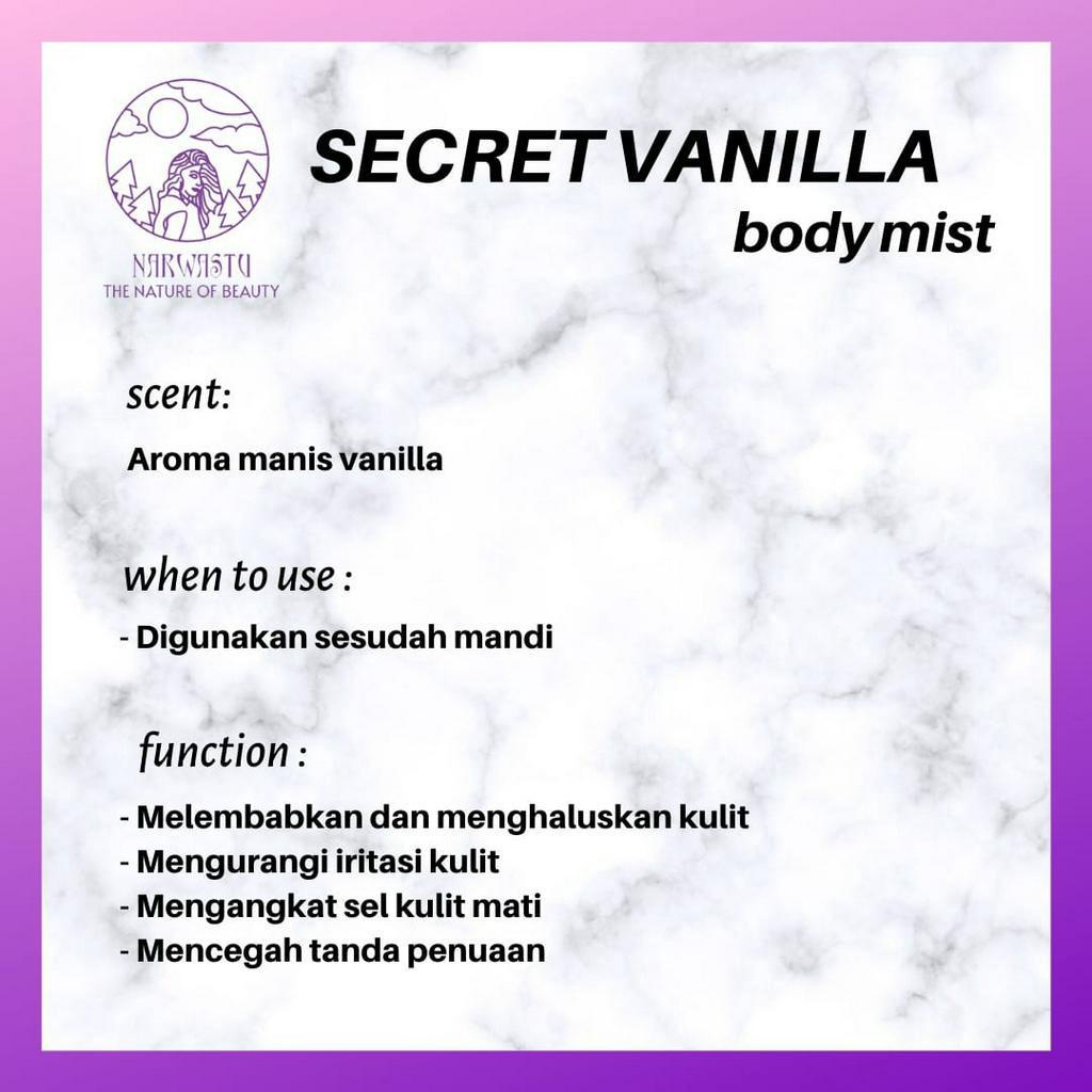 Narwastu Body Mist Aloe Vera Extract 60ml