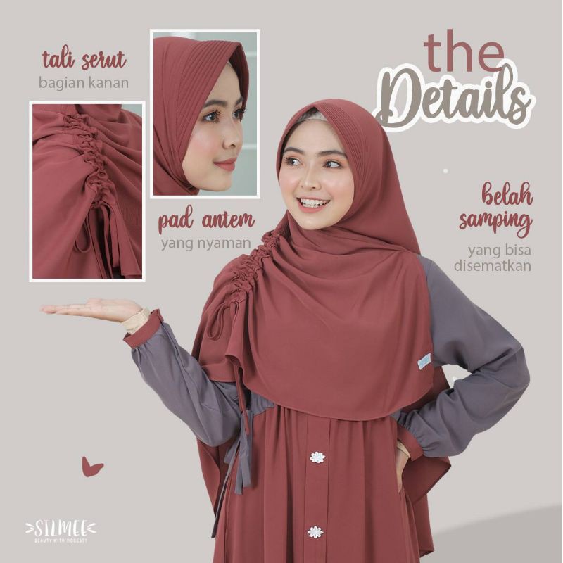 [SILMEE] QUITTA KHIMAR - hijab instant Pet antem Serut - afiyahijabshop