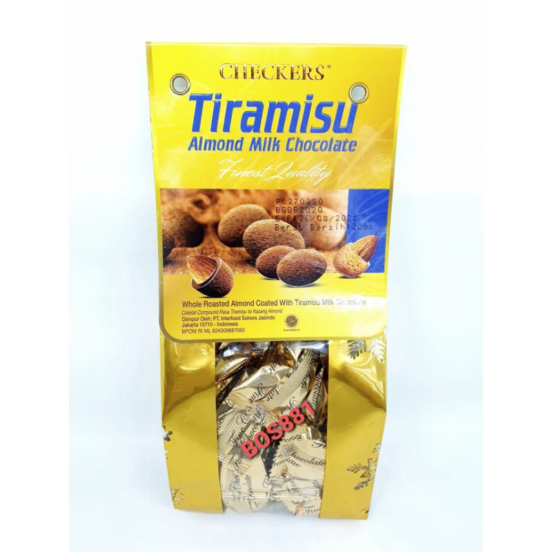 

Checkers Tiramisu Almond Milk Chocolate 150g