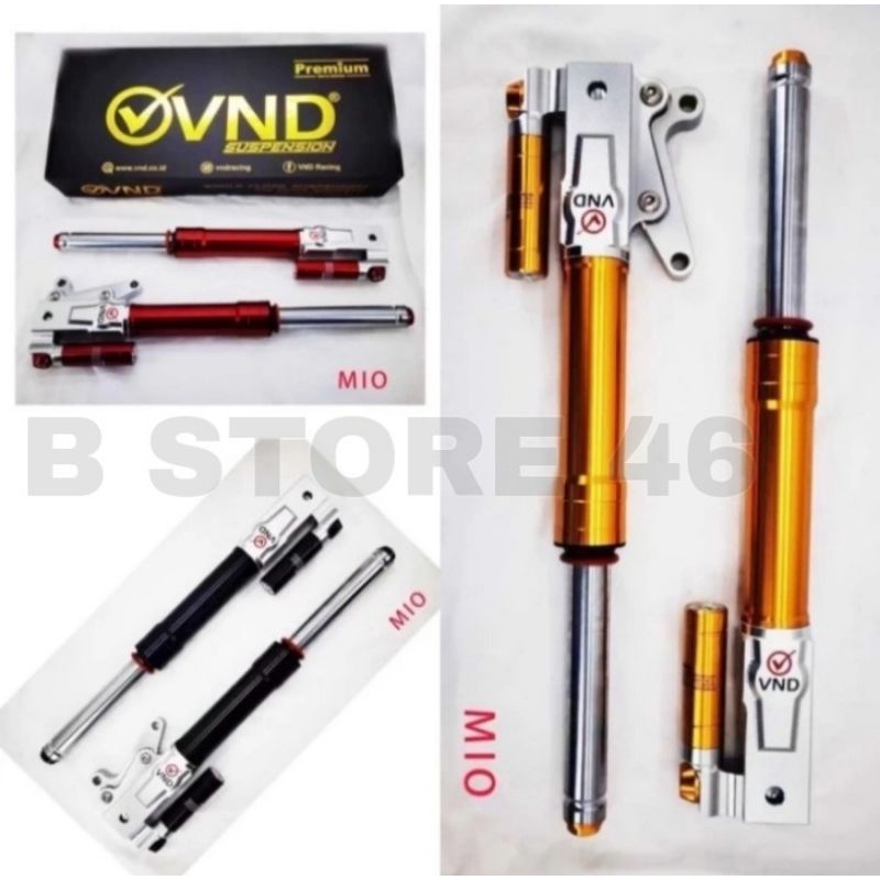 shock depan vnd mio mio soul mio j mio m3 yamaha gear 125 fazzio 125 original usd upside down vnd mi