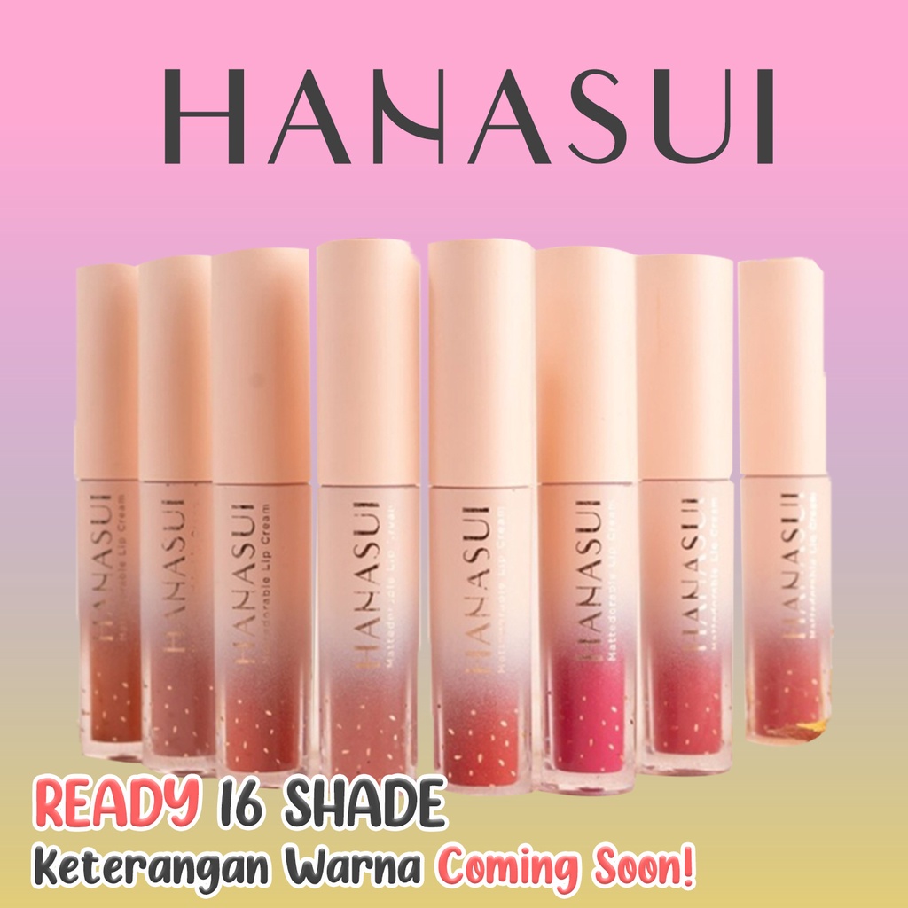 HANASUI MATTEDORABLE LIPCREAM 01-16