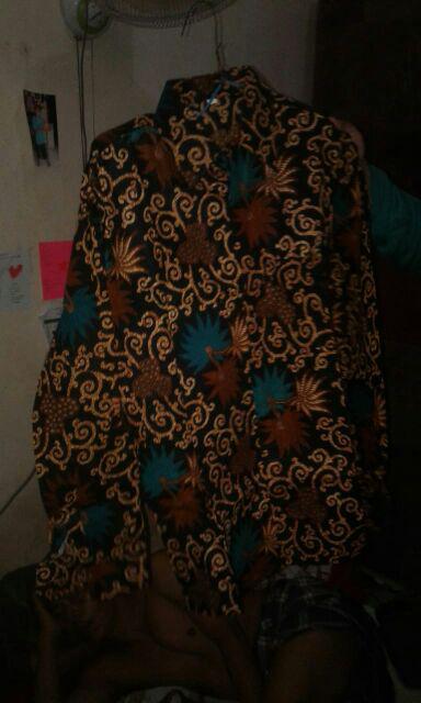 Kemeja Batik Slimfit M L Xl
