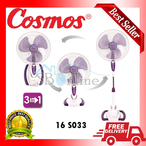 KIPAS ANGIN COSMOS 3IN1 - ONY Series - 16 S033