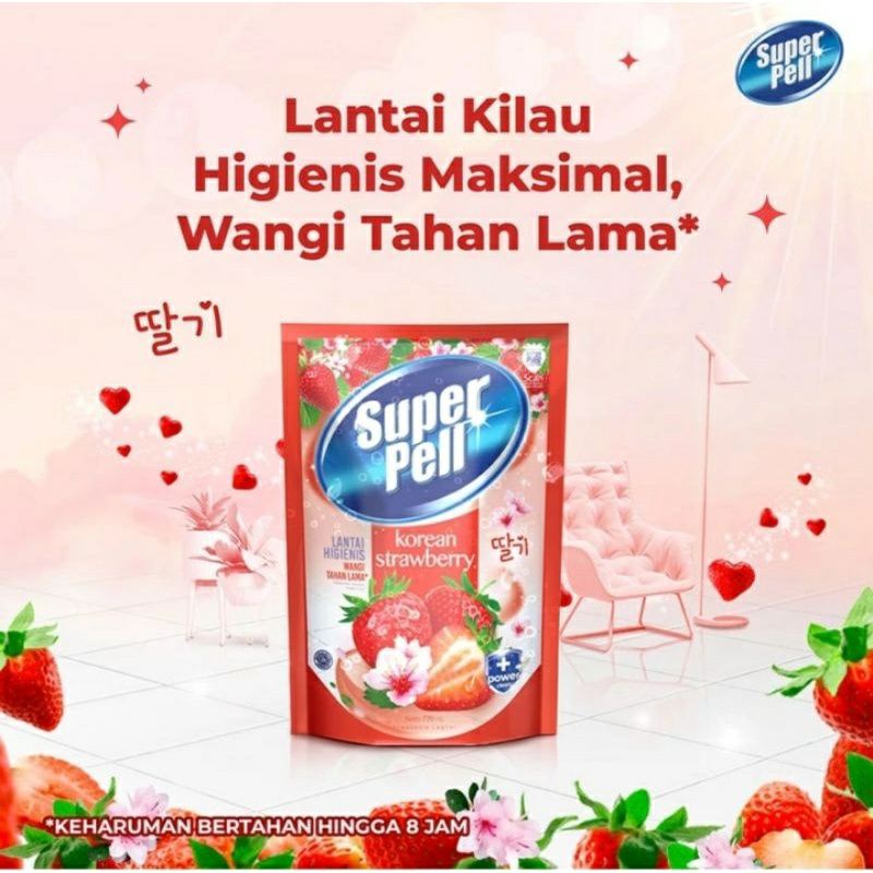 SUPER PELL KOREAN STRAWBERRY 770ml