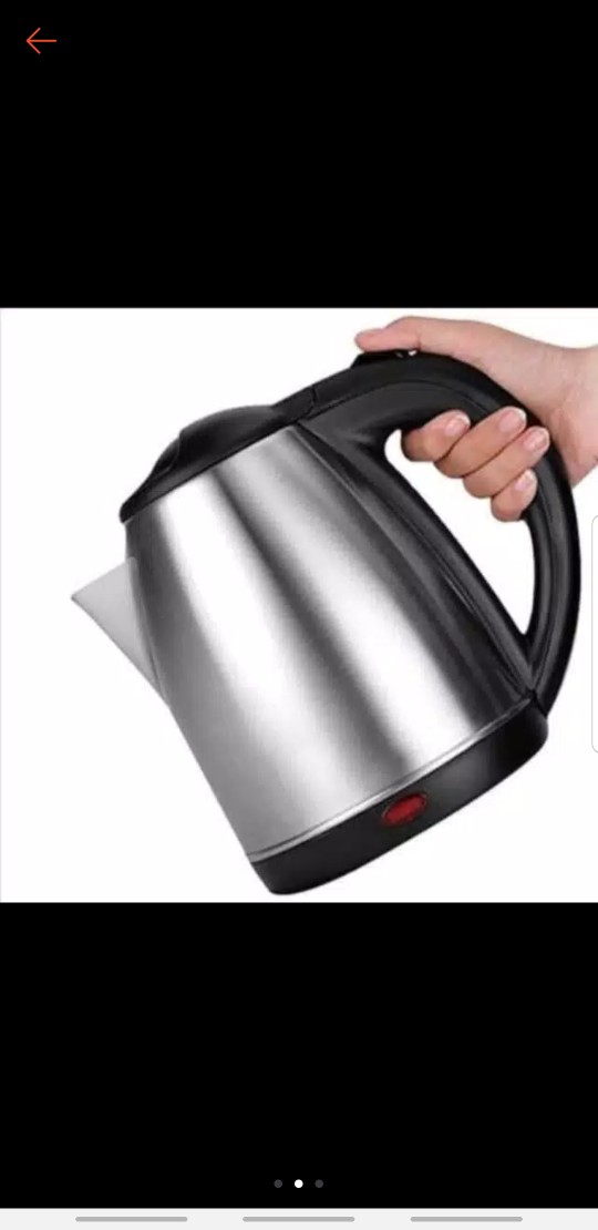 Teko Listrik Stainless Steel 1.8l - Teko Pemanas Air Panas Steinless Steel - Electric Kettle
