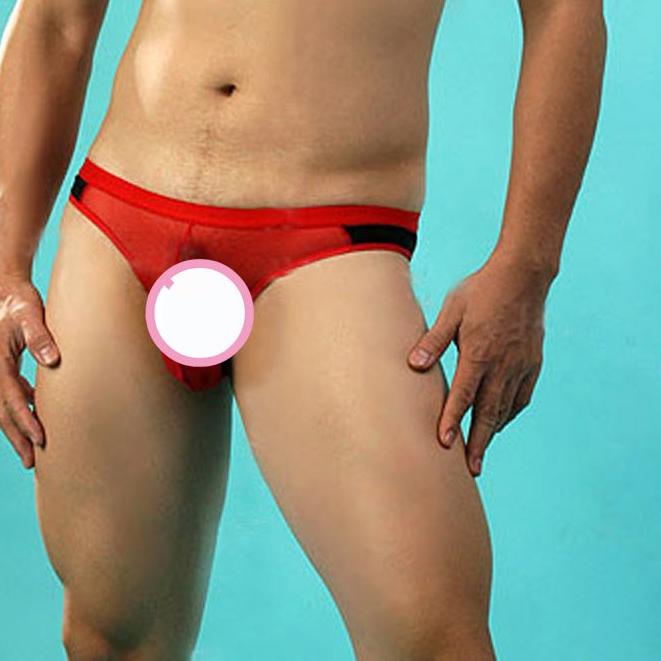 ➷ Celana Pria G String Celana Dalam Pria Transparan Segitiga y037 ☃