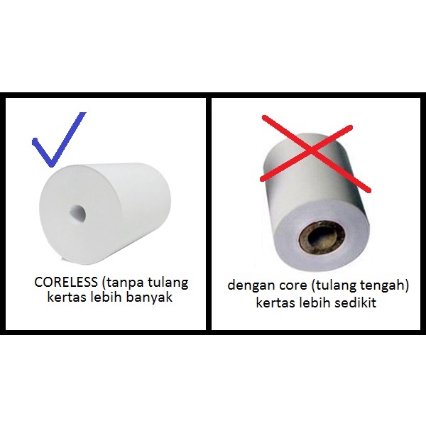 

Kertas Thermal Printer Bluetooth 58x40 Kertas Struk Thermal