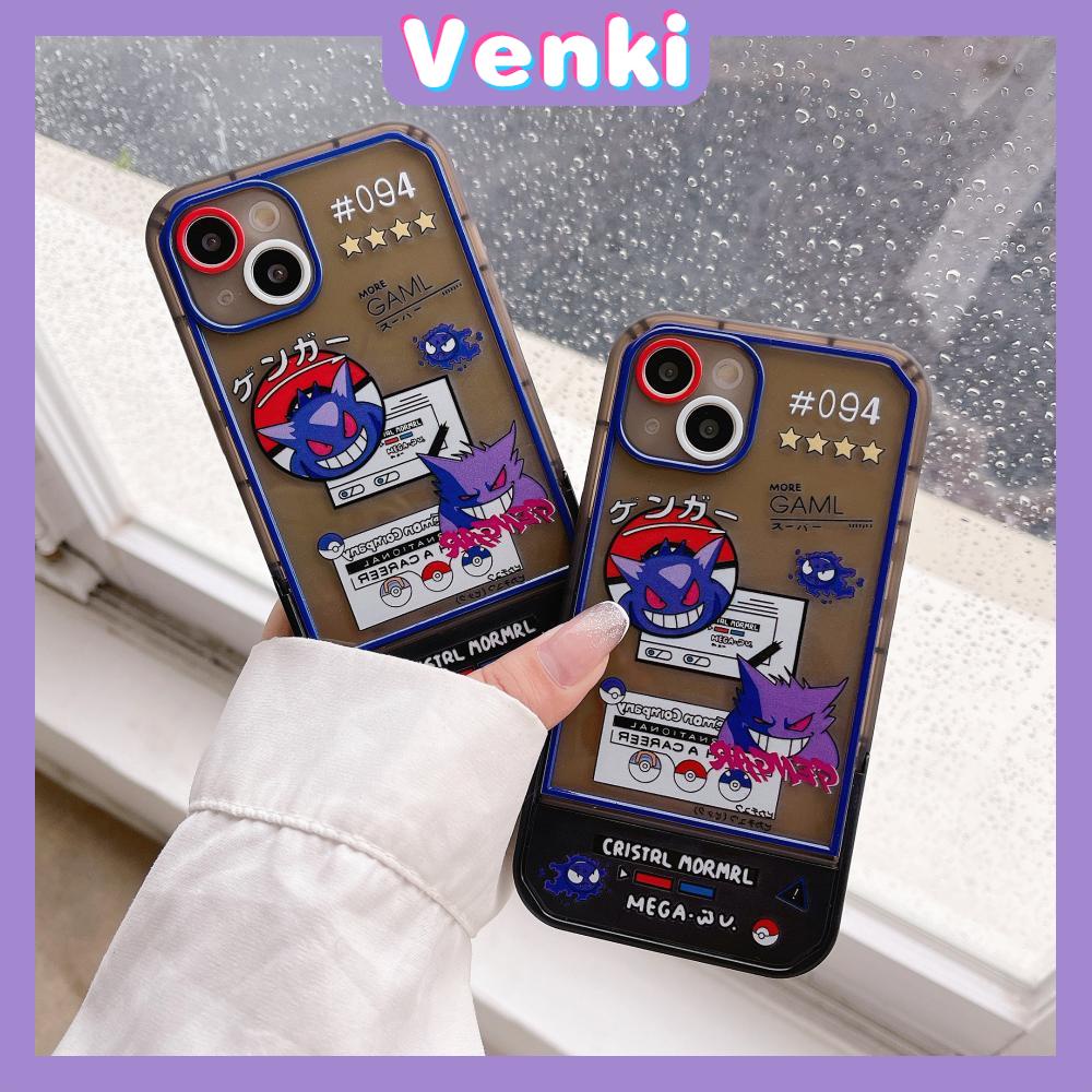 iPhone Case Acrylic Invisible Folding Stand Silicone Soft Case Airbag Shockproof Camera Cover Cartoon Cute Compatible For iPhone 11 Pro Max 13 Pro Max 12 Pro Max 7Plus xr XS Max