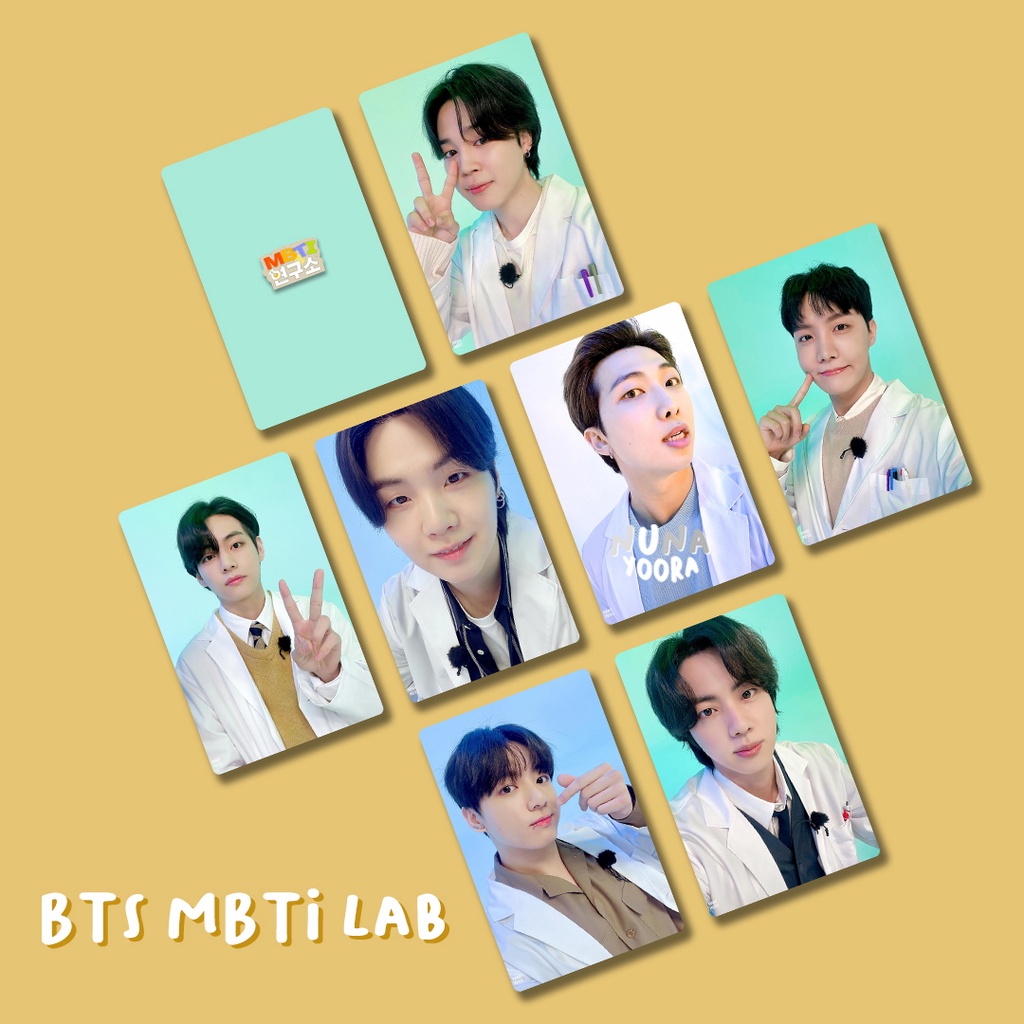 BTS MBTI LAB PHOTOCARD