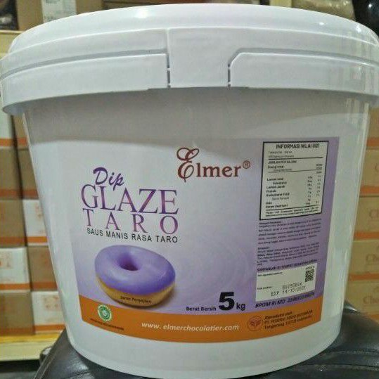 

Elmer Dip Glaze Taro 5 Kg / Taro Glazur Chocomaltine