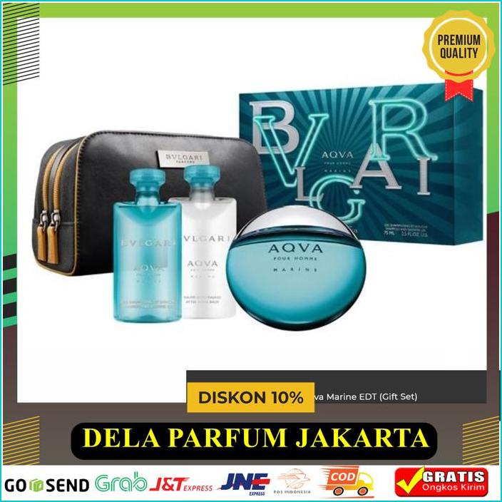 BVLGARI AQVA MARINE EDT - PARFUM ORIGINAL GIFT SET BEST PRODUK