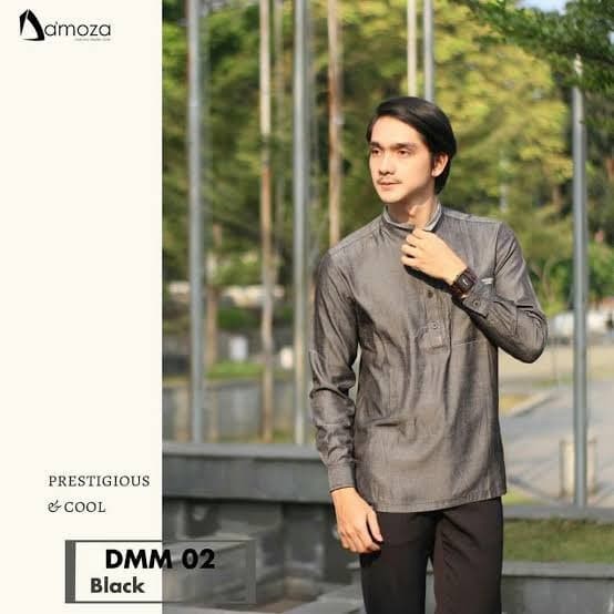 DAMOZA DMM 02 NAVY / HITAM / KOKO PRIA / KOKO PROMO / TERBARU /MUTIF/DAMOZA/UPMORE BEKASI