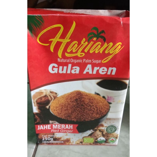 

Gula aren jahe merah hariang.minuman serbuk berkhasiat