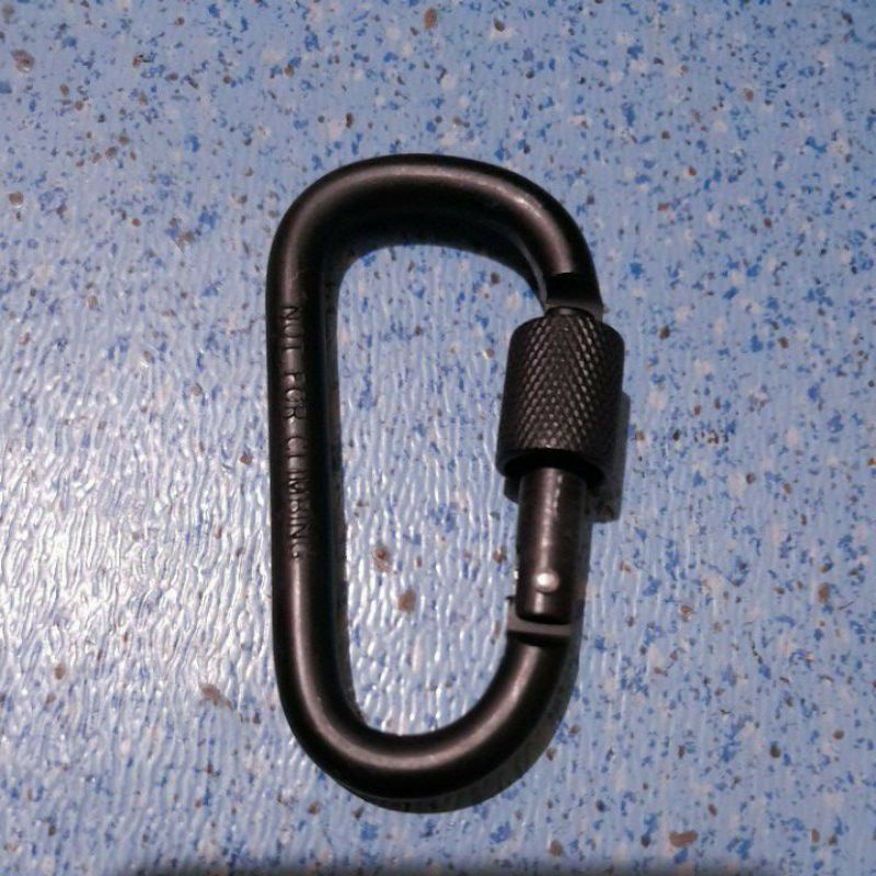 Carabiner Quickdraw Screw 8D Gantungan Kunci Aluminium Alloy not for / karabiner