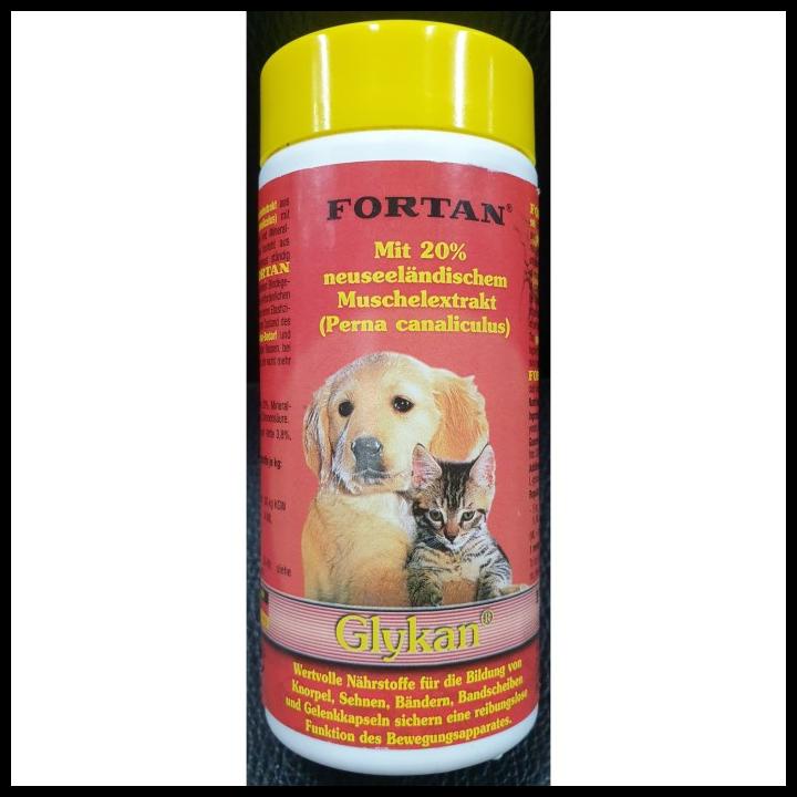 Vitamin Anjing Tua/ Vitamin Sendi Kaki Anjing/ Fortan Glykan 100Gr Termurah