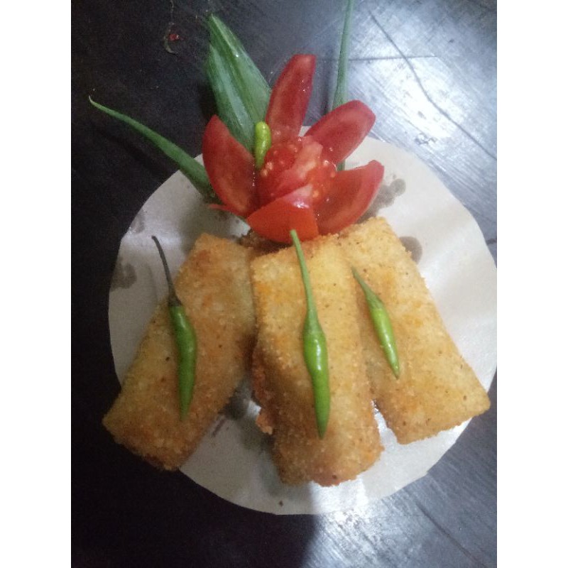 

Risol goreng isi keju mozzarella