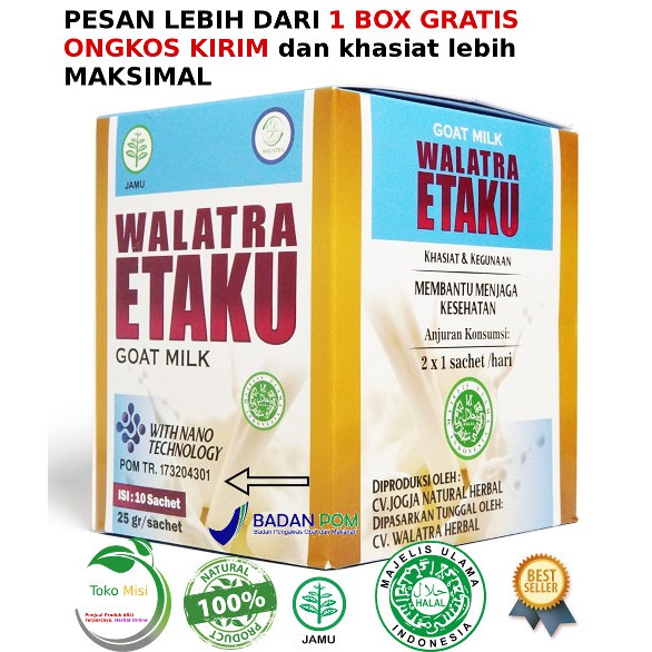 

SUSU KAMBING ETAKU Walatra With NANO TECHNOLOGY Asli