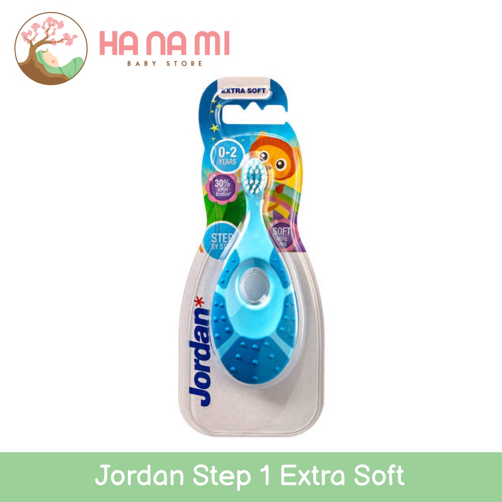 Jordan Kids Step 1 (0-2 Years) Soft | Sikat Gigi Anak Usia 0-2 Tahun