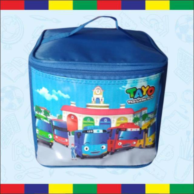 

Tas ulang tahun - Kubus printing size Lokal 16x14x16 cm