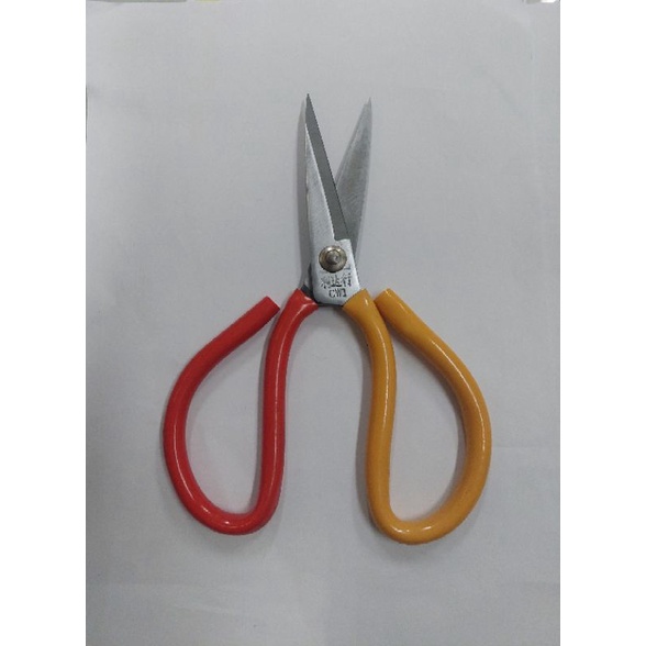 

Gunting Bahan CW1 Red & Yellow Scissor Stainless Steel