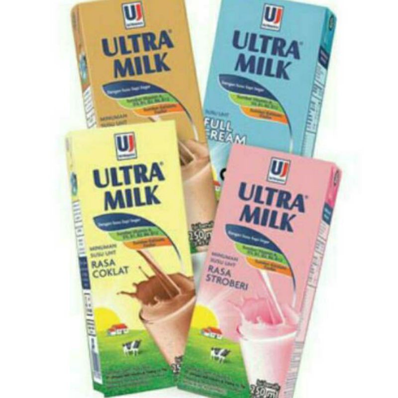 

susu ultra uht 250ml @24 pcs