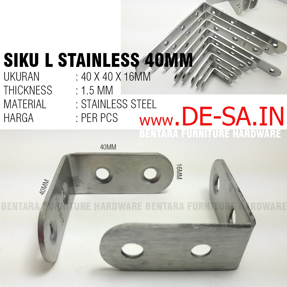 Mm Siku Stainless Steel Bracket Siku X X Mm L Shaped Angle