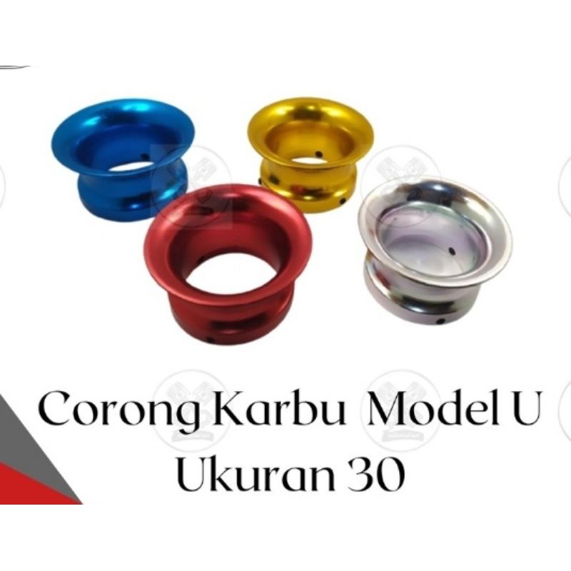 Velocity corong karbu pe 30 pwl 30 pwk 30 ukuran panjang 3cm full cnc