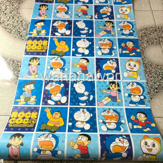 Wallpaper Doraemon Kotak Baru uk:45 cm x 9 meter