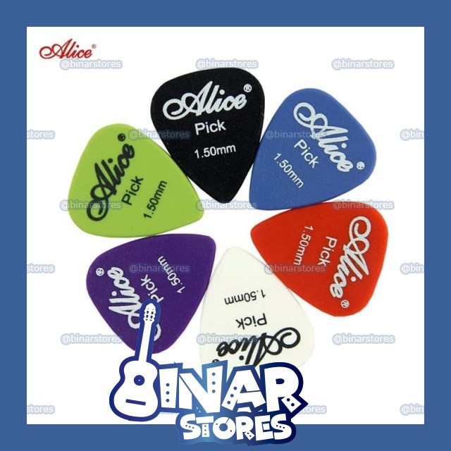 #GR566 PICK GITAR ALICE AP-600Q 1.50 MM / PIK BASS AKUSTIK ELEKTRIK 1.5 BY BINAR STORES