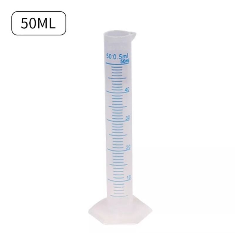 gelas ukur tabung 50 ml/gelas ukur plastik 50 ml