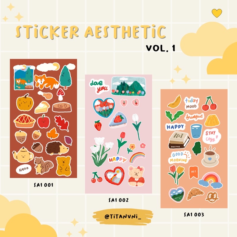 

STICKER AESTETHIC VOL. 1