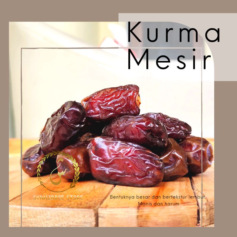 Kurma Mesir Asli besar dan fresh 100gr