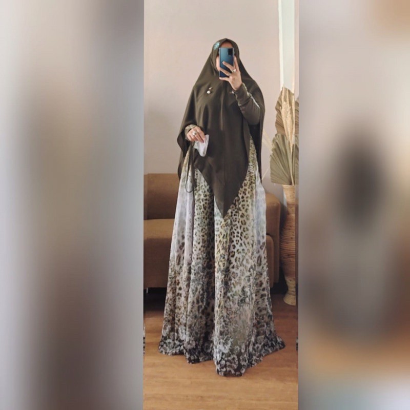 LEO PARD DRESS BY BILQIS ZAFIRA