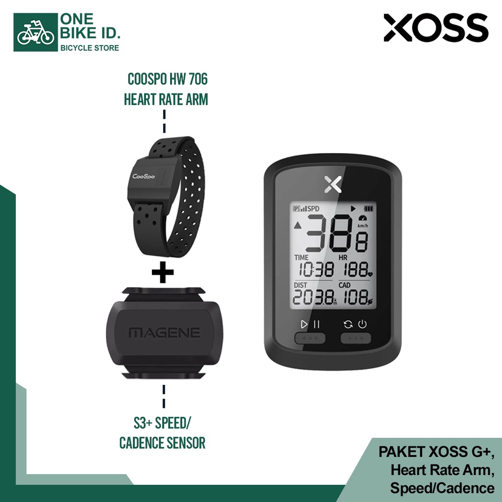 xoss g  speedometer