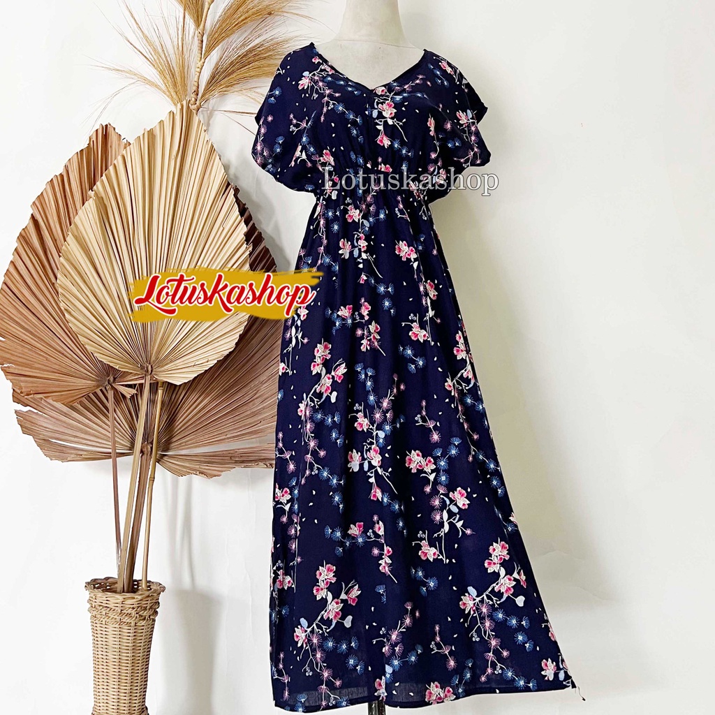 Dress Manohara Panjang Bali Vanesa-Natali Navy