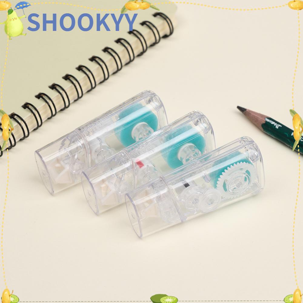 CHOOKEY New Dots Stick Roller Practical Glue Tape Dispenser Double Sided Adhesive Creative Refillable Scrapbooking Decor Stationery Lovely Office Supplies