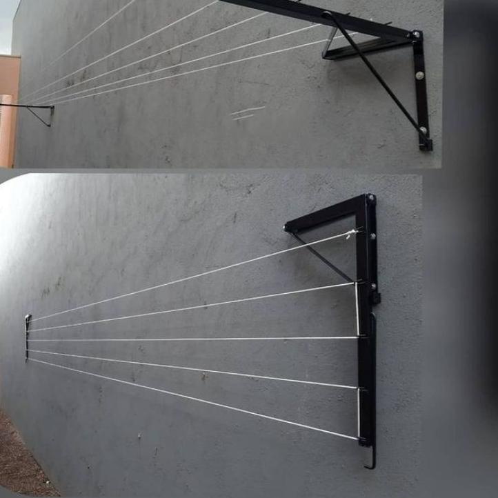 (PALING DIMINATI) JEMURAN DINDING/JEMURAN BESI/FREE TALI/JEMURAN LIPAT