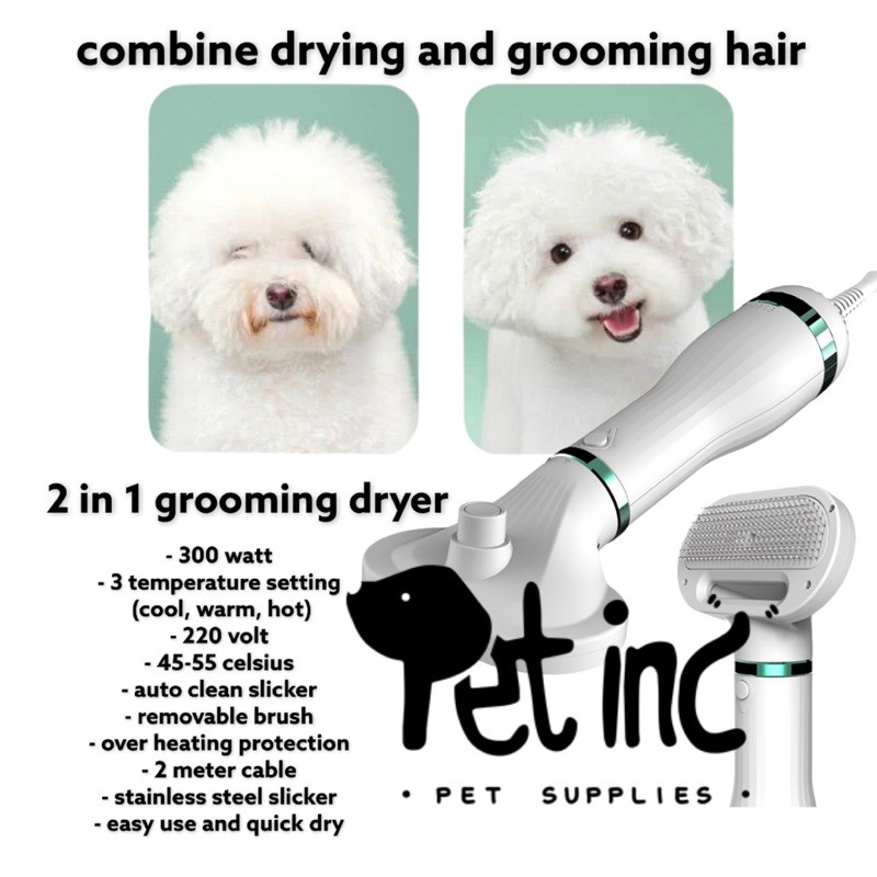 New generation 2 in 1 grooming dryer