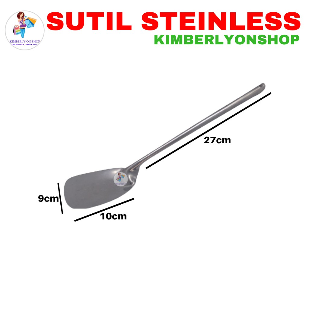 Kimberlyonshop Spatula Stainless Steel Sutil Sodet Stainless