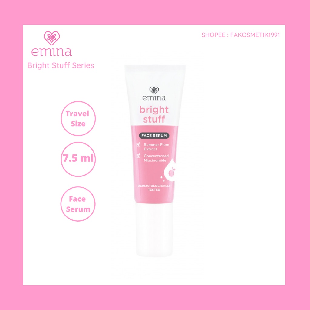 Jual Emina Bright Stuff Face Serum Ml Shopee Indonesia