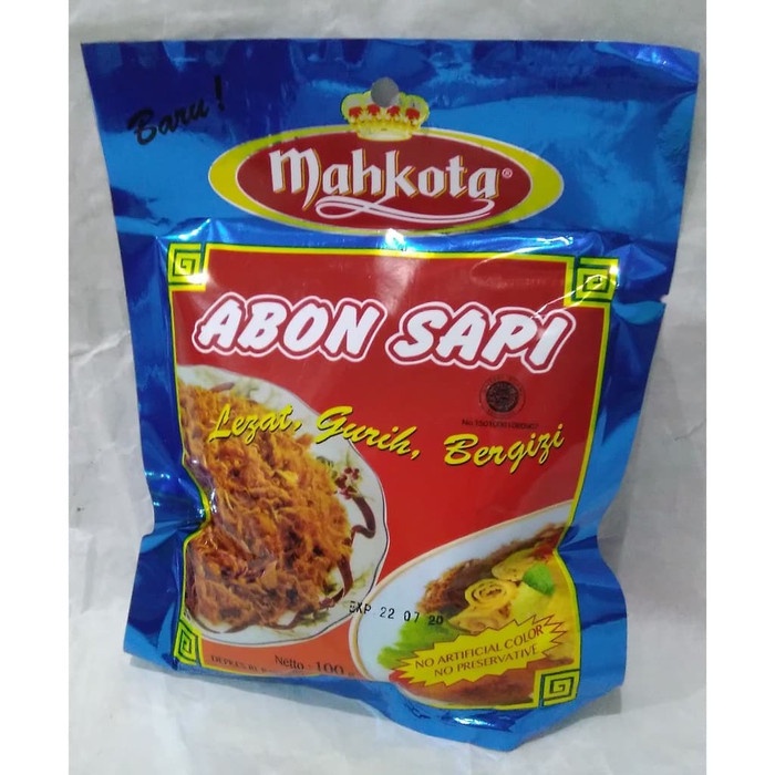 

ABON- ABON SAPI MAHKOTA 100 GR -MAKANAN-KERING.