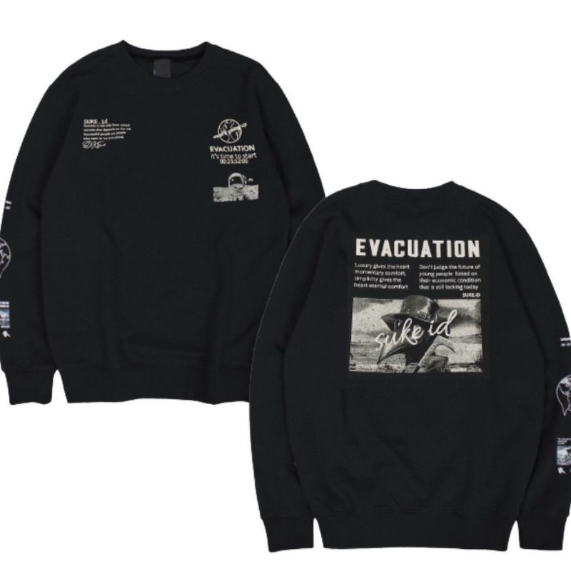 Hoodie/sweater crewneck maternal disaster premium LOGO simpel